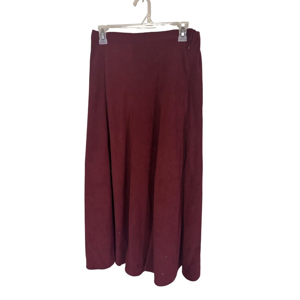 N Touch brown western skirt with studs size 6